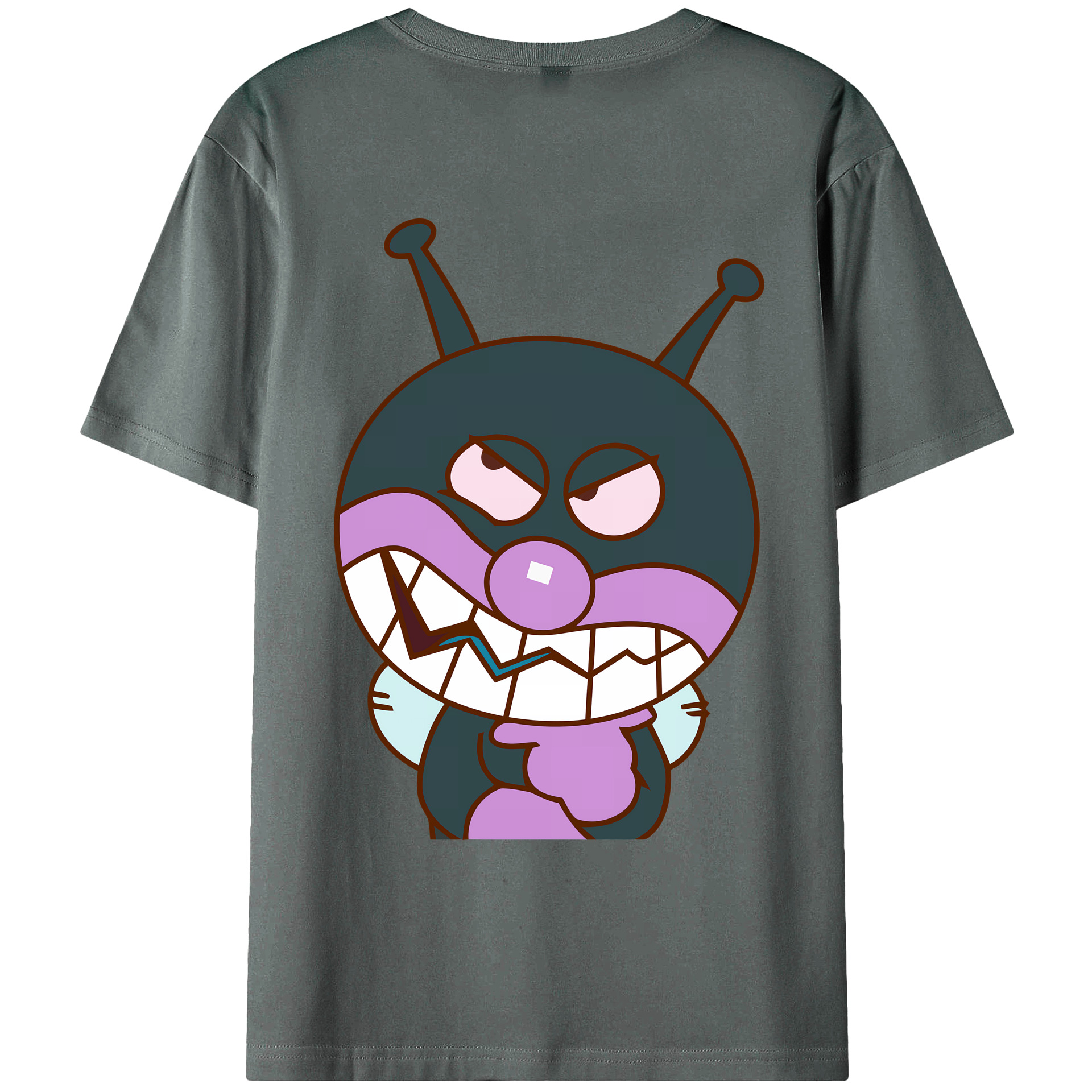 （画像用） アンパンマン Anpanman 綿100％ メンズ半袖Tシャツ（バックプリント） 通気性